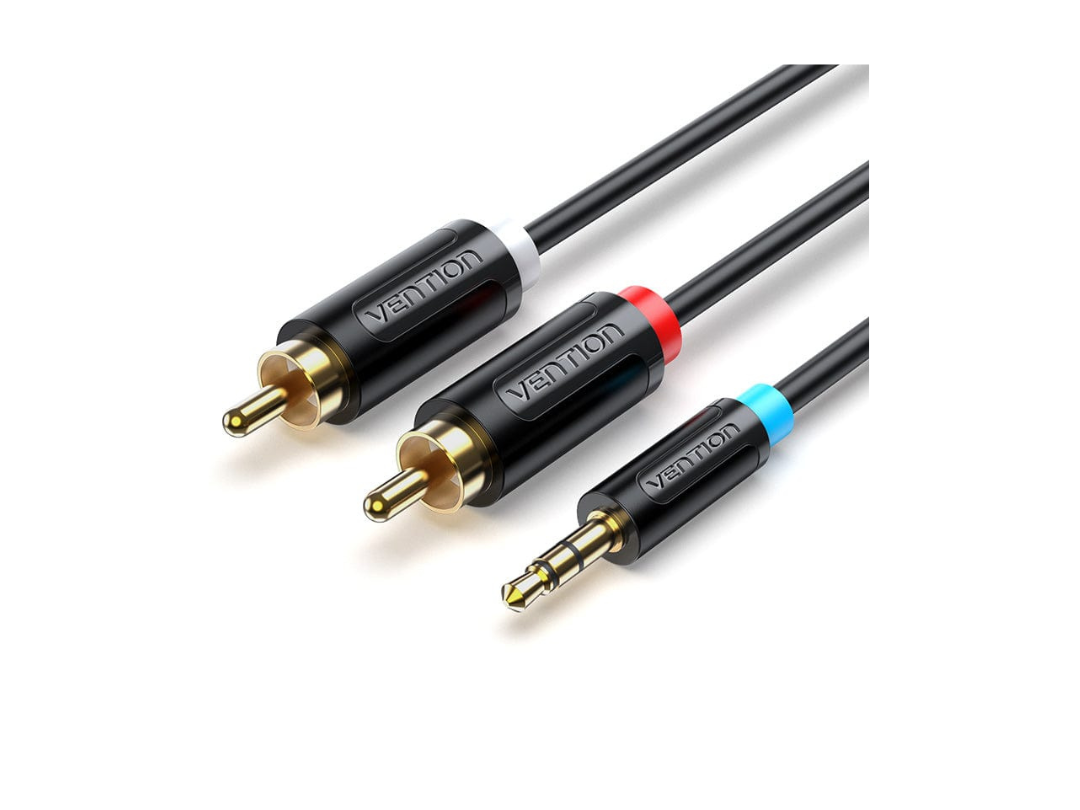 Buy Vention 3.5MM Male to 2-Male RCA Adapter Cable 1.5M in Qatar Buy Vention 3.5MM Male to 2-Male RCA Adapter Cable 1.5M in Qatar